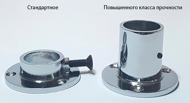 Увеличить Крепления выполнены из низкокачественного Силумина