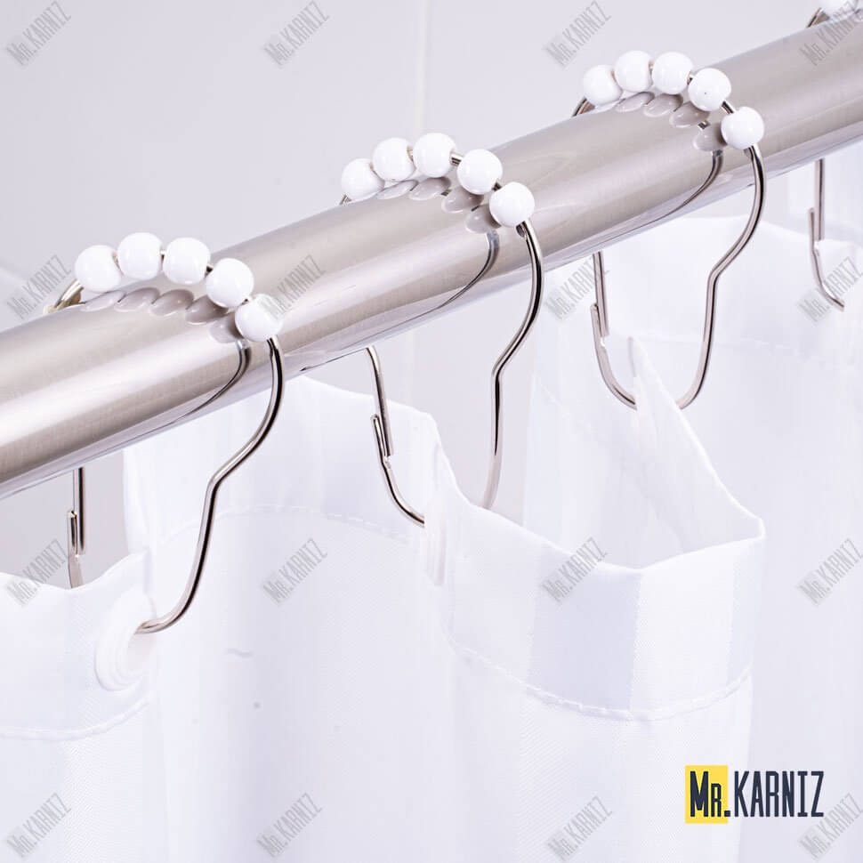 Кольца для штор Piercing Белый 16 шт. Кольца для штор Piercing Белый 16 шт.