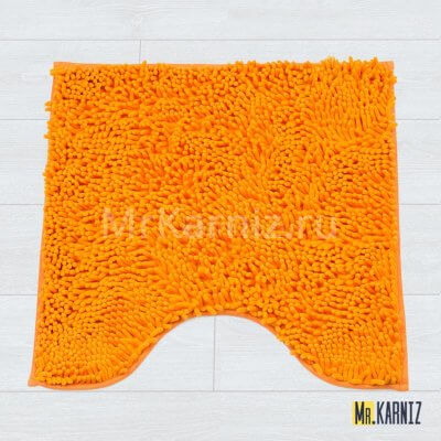 Коврик для туалета Люкс оранжевый