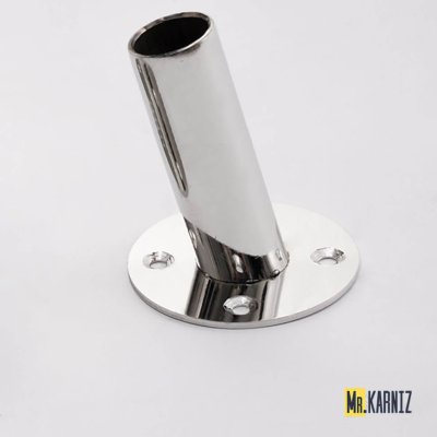 Крепление для карниза проточенное 76 градусов 10 см