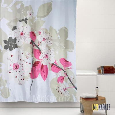Штора для ванной Sakura 2