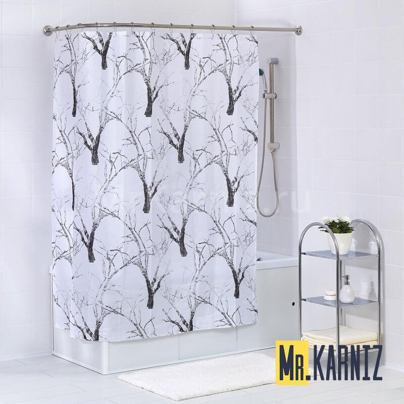 Штора для ванной Forest Texture